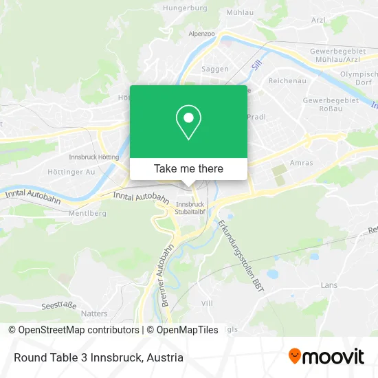 Round Table 3 Innsbruck map