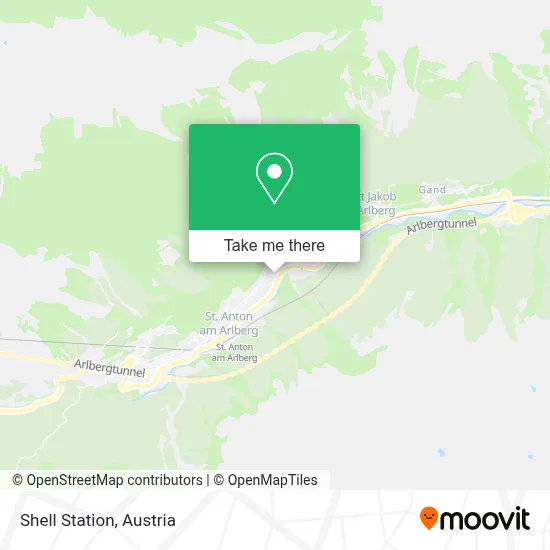 Shell Station map