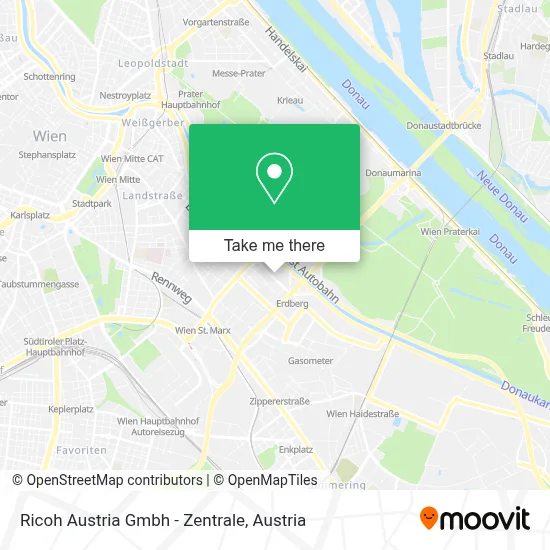 Ricoh Austria Gmbh  - Zentrale map