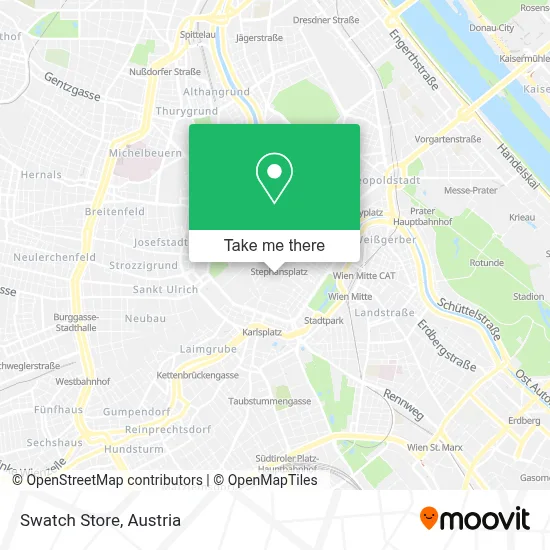 Swatch Store map