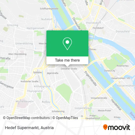 Hedef Supermarkt map