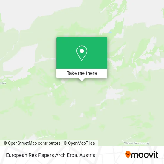 European Res Papers Arch Erpa map