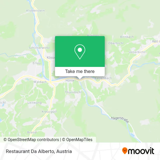 Restaurant Da Alberto map