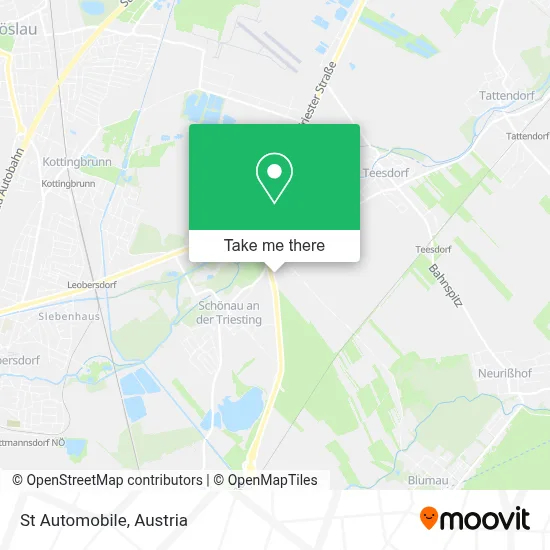 St Automobile map