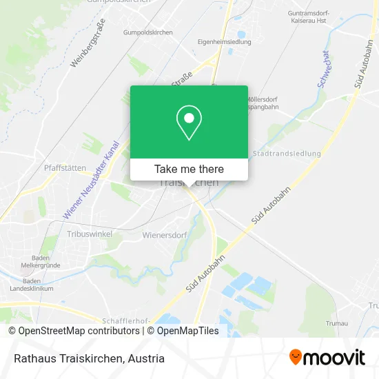 Rathaus Traiskirchen map