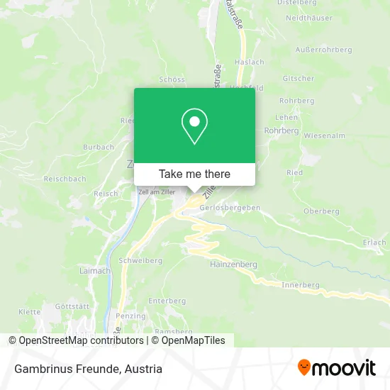 Gambrinus Freunde map