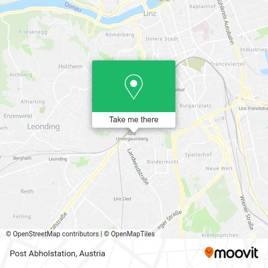 Post Abholstation map