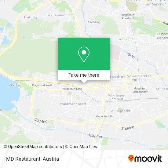 Md Restaurant map