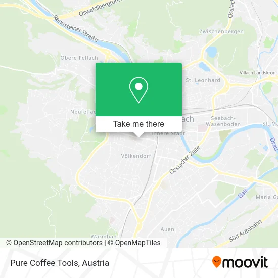 Pure Coffee Tools map