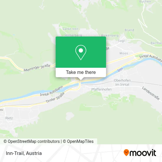 Inn-Trail map