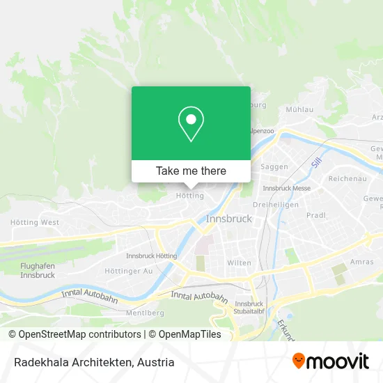 Radekhala Architekten map
