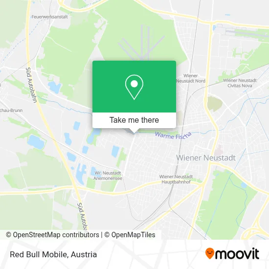 Red Bull Mobile map