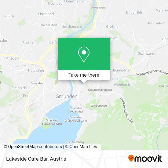 Lakeside Cafe-Bar map