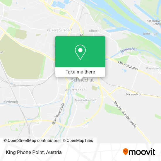King Phone Point map
