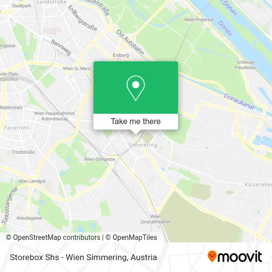 Storebox Shs - Wien Simmering map