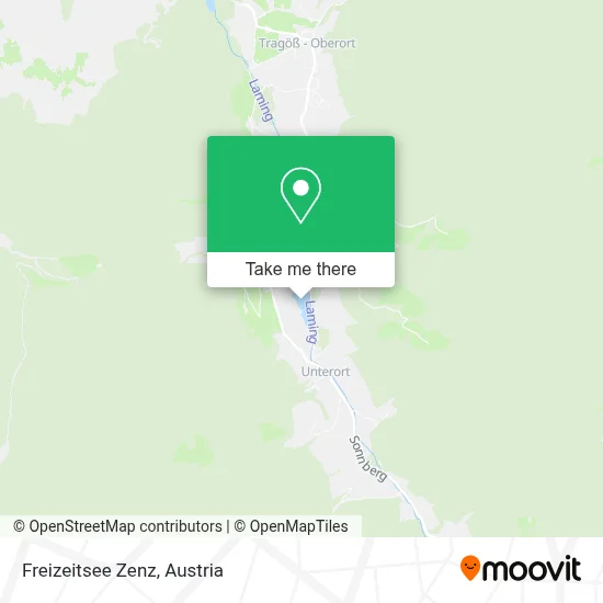 Freizeitsee Zenz map