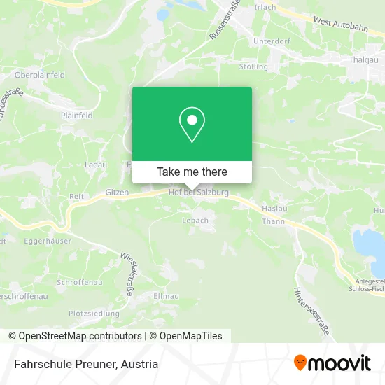Fahrschule Preuner map