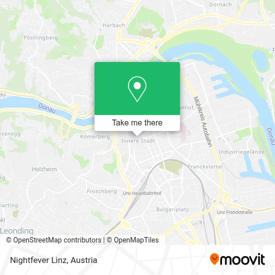 Nightfever Linz map