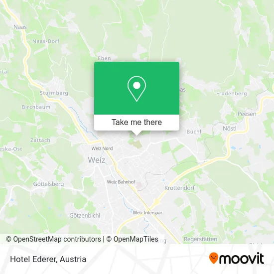 Hotel Ederer map