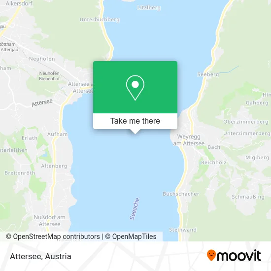 Attersee map