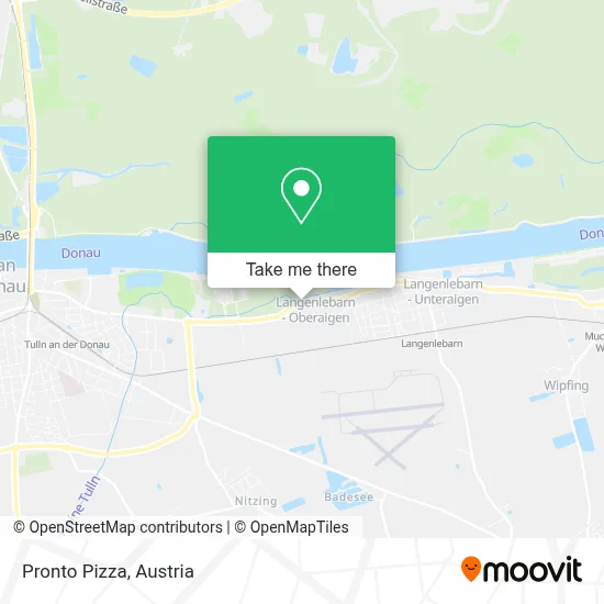 Pronto Pizza map