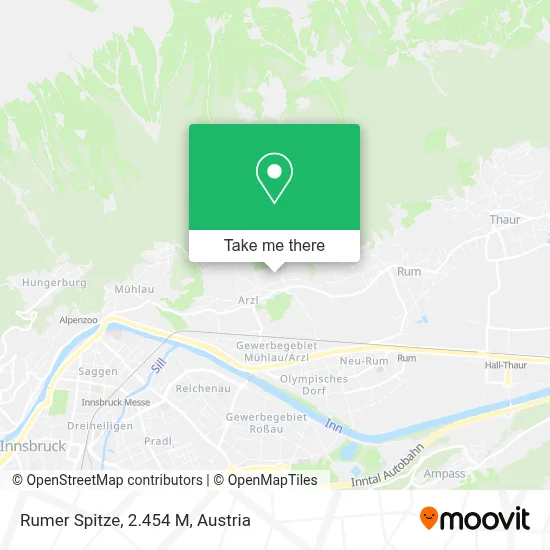 Rumer Spitze, 2.454 M map