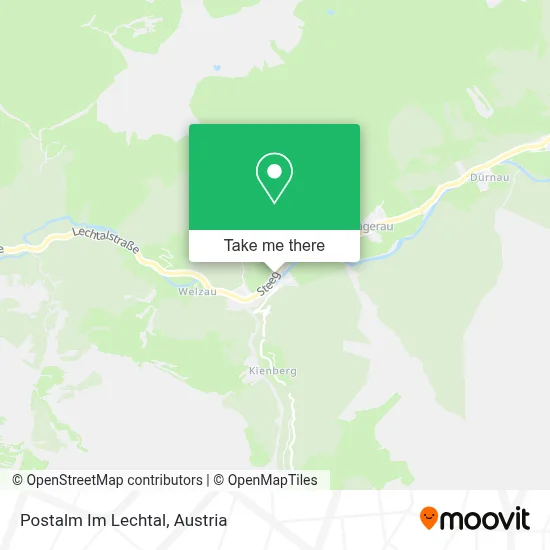 Postalm Im Lechtal map