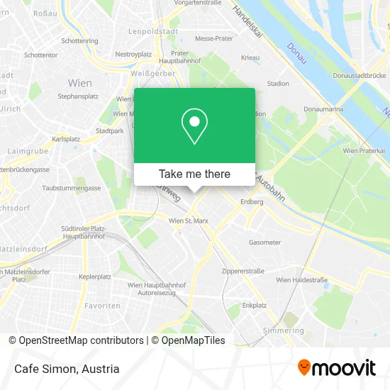 Cafe Simon map