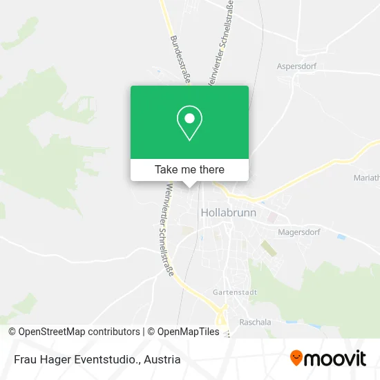Frau Hager Eventstudio. map
