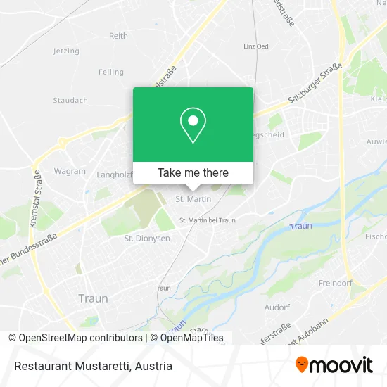 Restaurant Mustaretti map