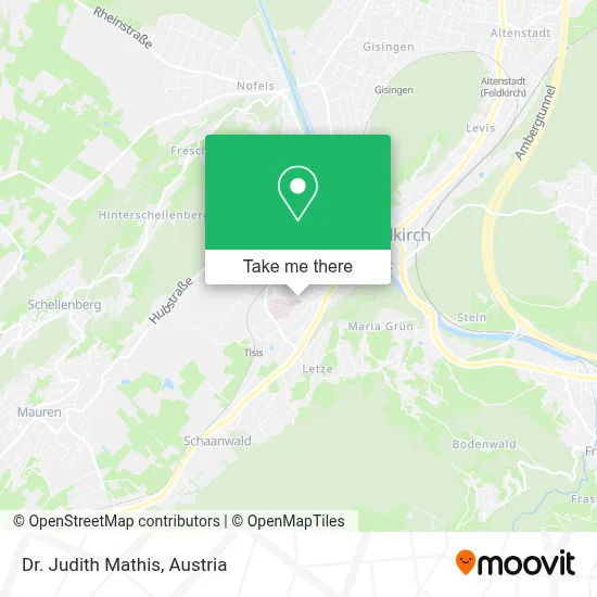 Dr. Judith Mathis map