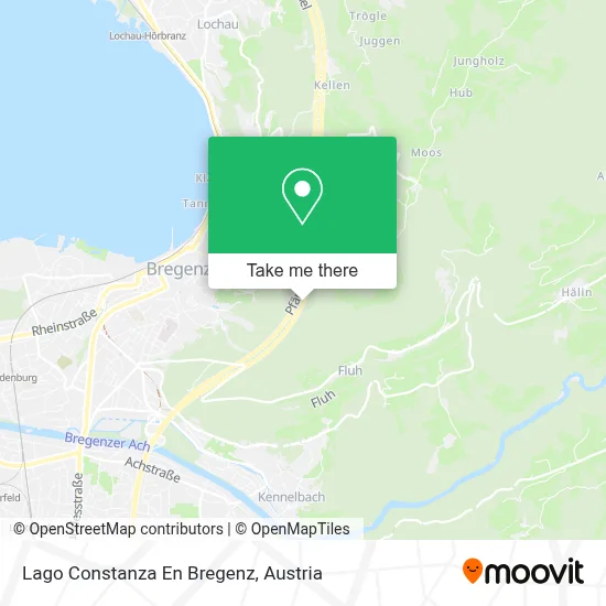 Lago Constanza En Bregenz map