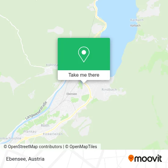Ebensee map