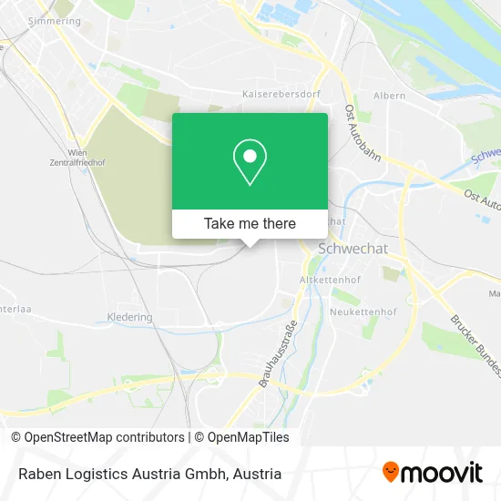 Raben Logistics Austria Gmbh map