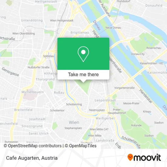 Cafe Augarten map