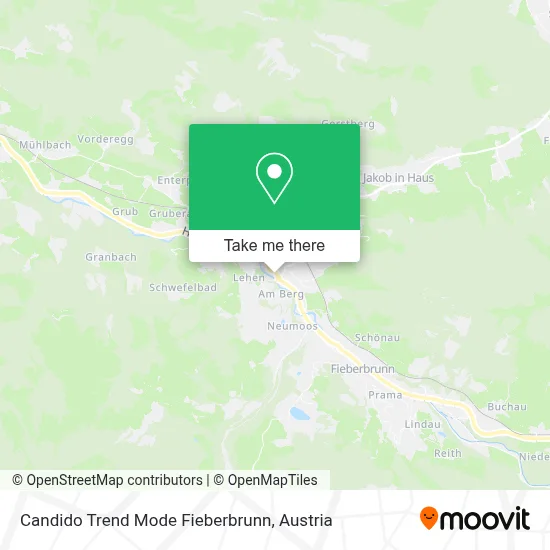 Candido Trend Mode Fieberbrunn map