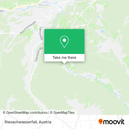 Riesachwasserfall map