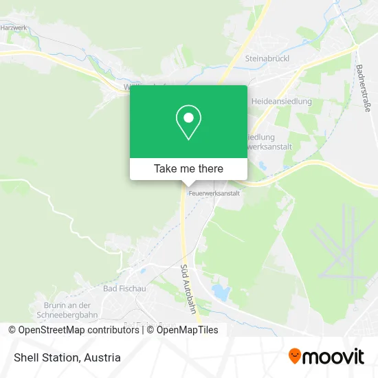 Shell Station map
