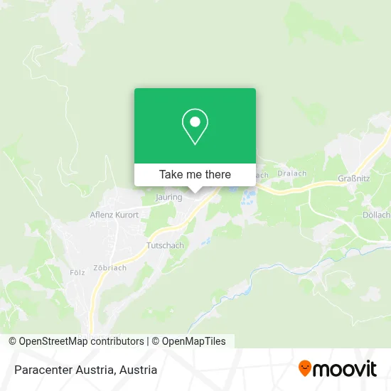 Paracenter Austria map