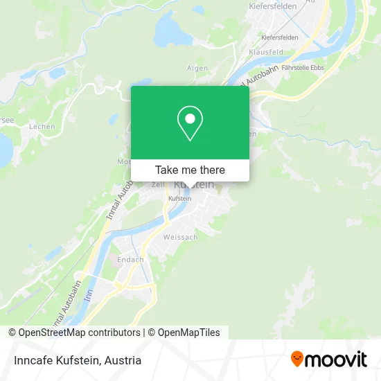 Inncafe Kufstein map