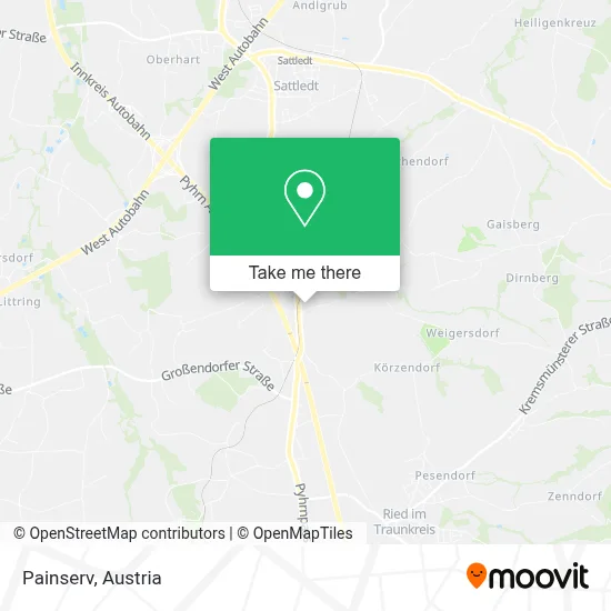 Painserv map