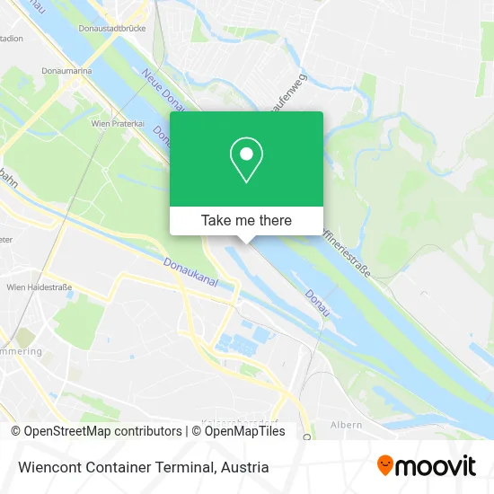 Wiencont Container Terminal map