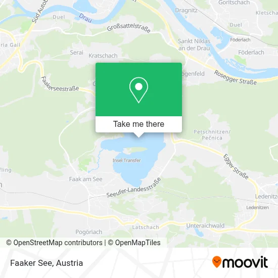 Faaker See map