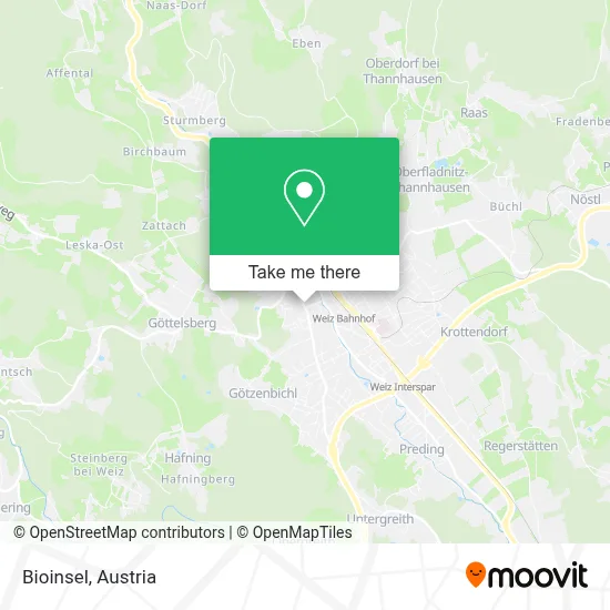 Bioinsel map