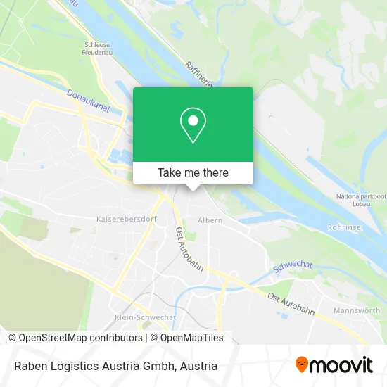 Raben Logistics Austria Gmbh map