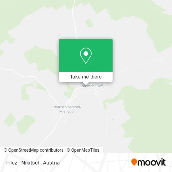 Filež - Nikitsch map