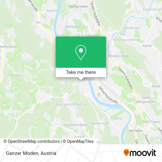 Ganzer Moden map