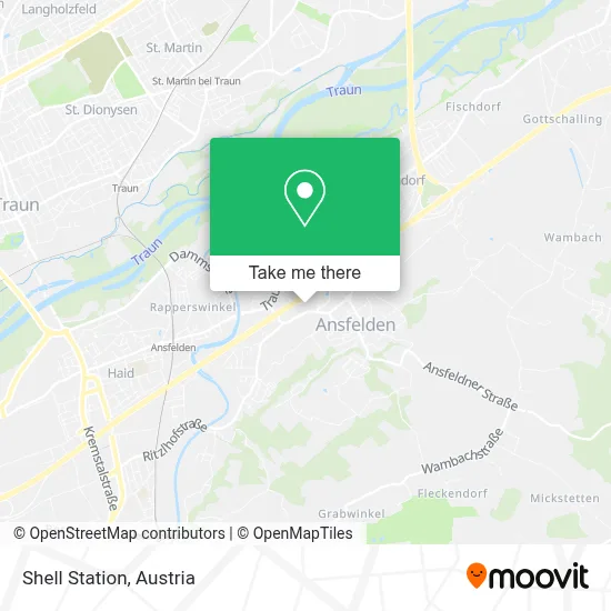 Shell Station map