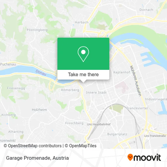 Garage Promenade map