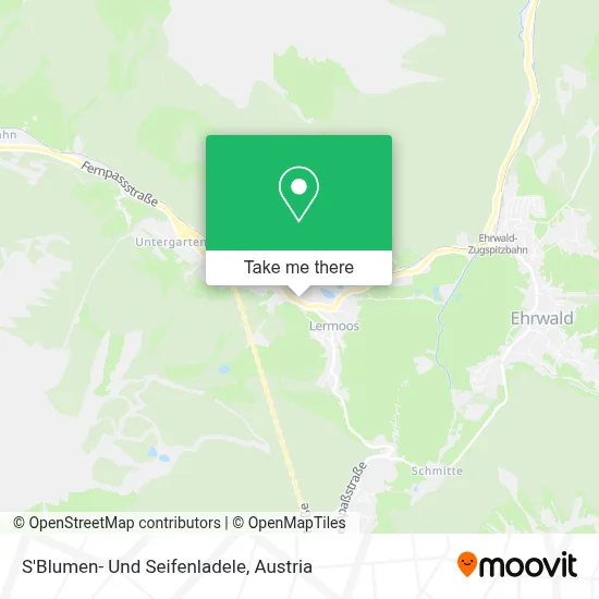 S'Blumen- Und Seifenladele map